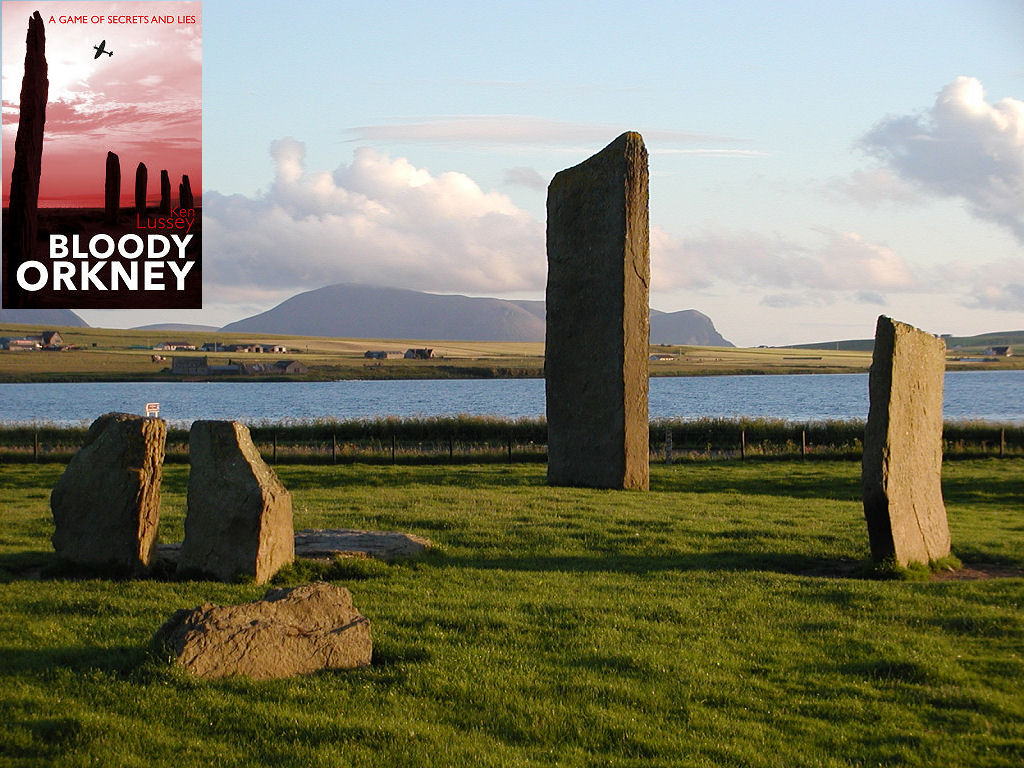 A game of secrets and lies. ‘Bloody Orkney’ is a fast-paced thriller set in Scotland, mainly in Orkney, during World War Two. The Stones of Stenness have changed little since appearing in the book in 1942. Find out more: arachnid.scot/book-blork/ind… Buy here: arachnid.scot/book-blork/buy…