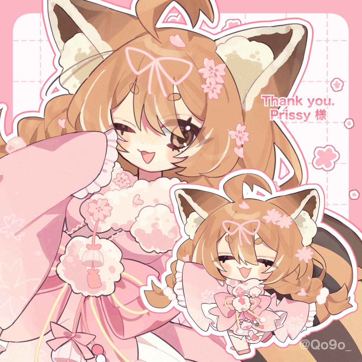 PandawaVT's tweet image. 「 Maybe if you admit I’m the cutest girl you know, I’ll let you into my cult- I mean, give you a reward! 🐾🌸 」

🎨: #Qo9o_ 
#pandawaart