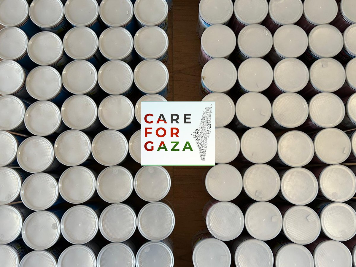 CareForGaza's tweet photo. We are working on delivering formula milk tins to the displaced families. It’s been estimated that we will be able to deliver to 100 babies.

Thanks to your generous contribution in providing a lifeline to the families living in the crisis. https://t.co/FAqwoGVacd