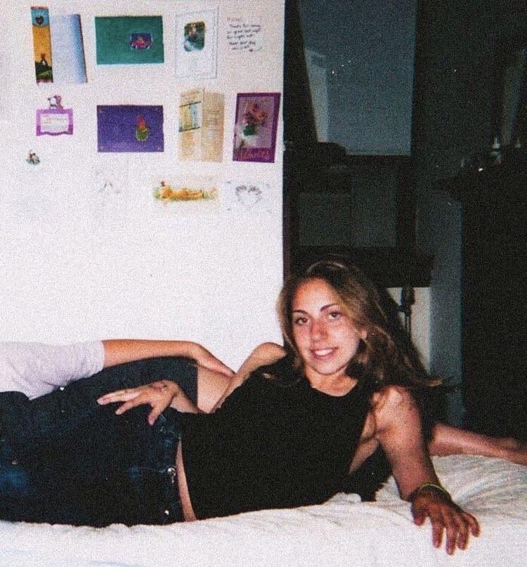 young Lady Gaga in the early 2000s