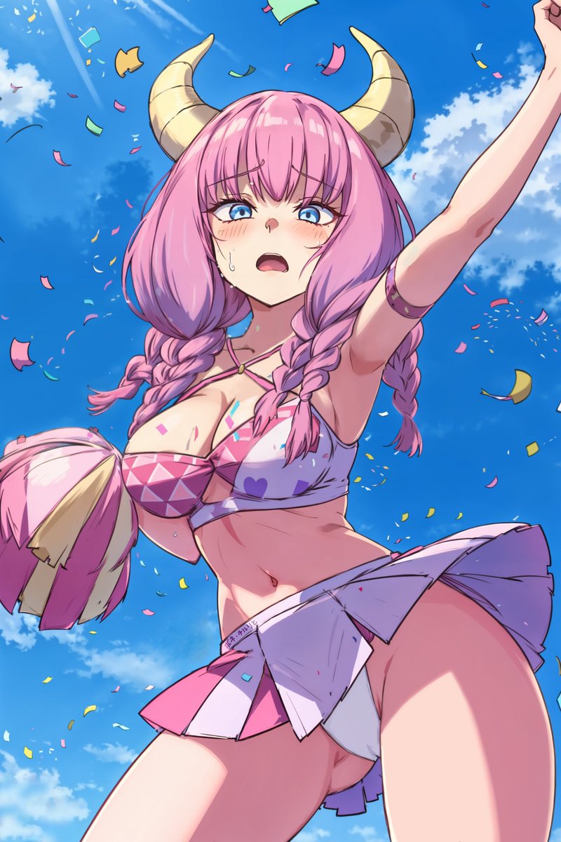 Bone_Zierlich's tweet photo. cheerleader Aura
(old post from pixiv) 
#断頭台のアウラ https://t.co/nIVqvfLL6W