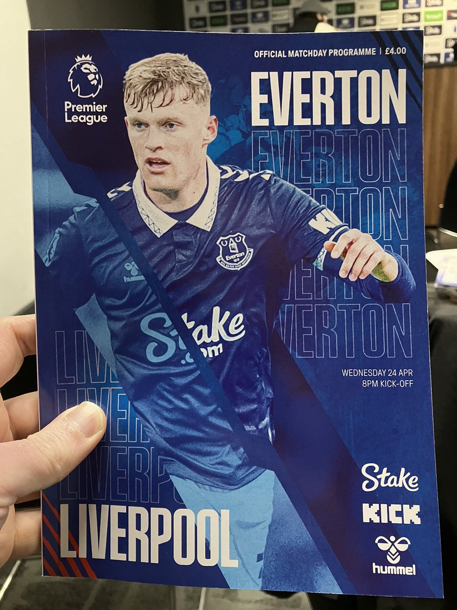 The official matchday programme #LFC #EVELIV 🔴