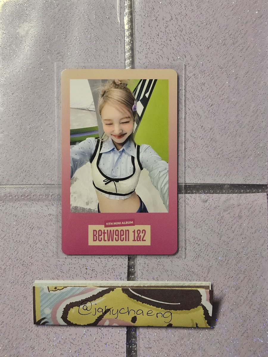 jahychaeng's tweet photo. wts lfb twice nayeon between 1&amp;2 withmuu pob pc ph

Nayeon B1&amp;2 Withmuu POB
— ₱245 + pf lsf
— mint condi
— mine to claim https://t.co/A8LPBl0QT4
