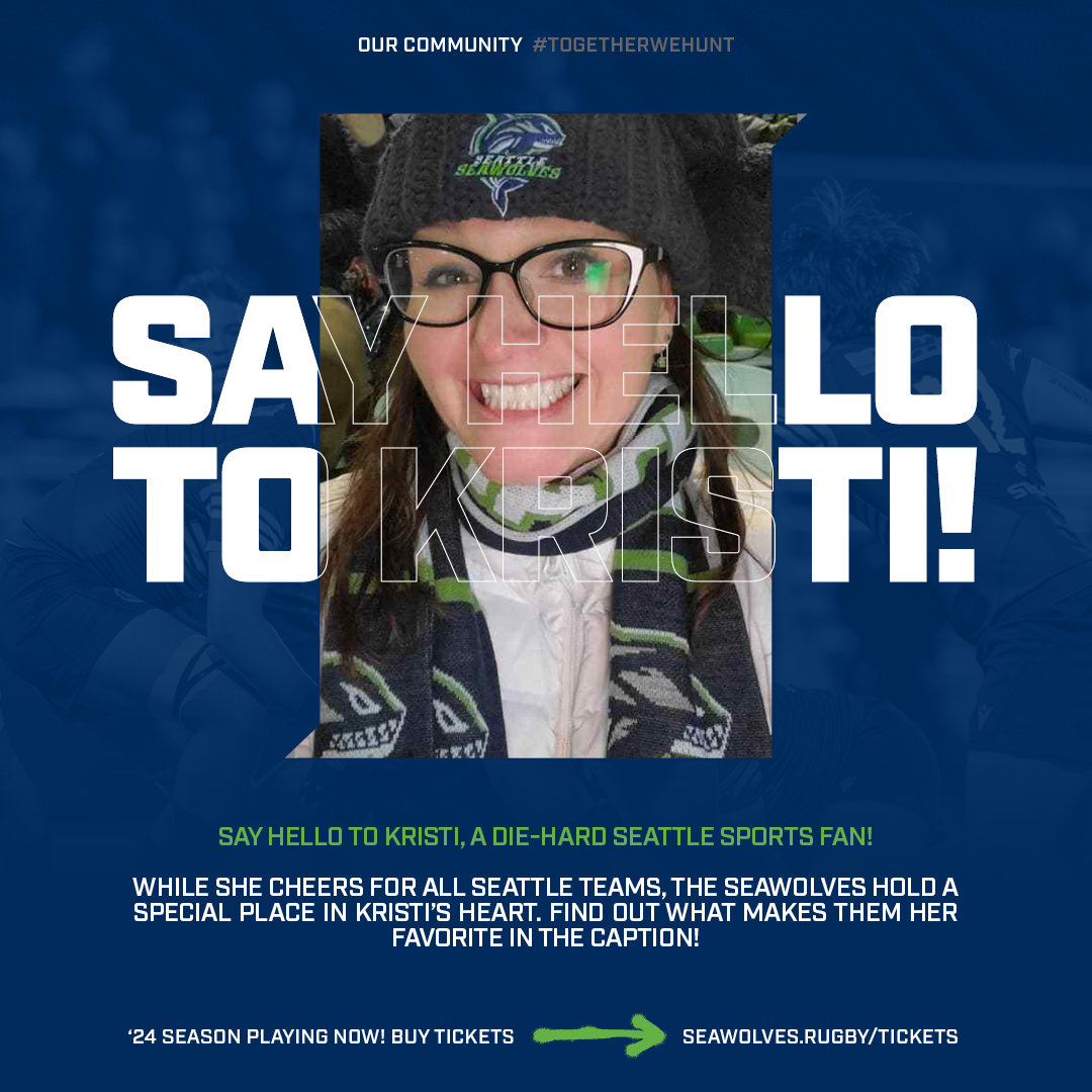 Ever wondered how a sports fan becomes a superfan? 🌟 See Kristi’s journey to becoming a Seattle Seawolves devotee on our blog! 💻➡️seawolves.rugby/news/seattle-s… #TogetherWeHunt