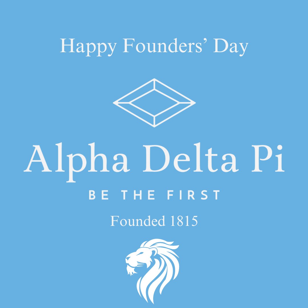 Happy Founders' Day to the first secret society for college women: @alphadeltapi! From The Adelphean Society to ADPi today we see how you have made strides in sisterhood, service, character, and knowledge and we can't wait to see it expand for the next 173 years!