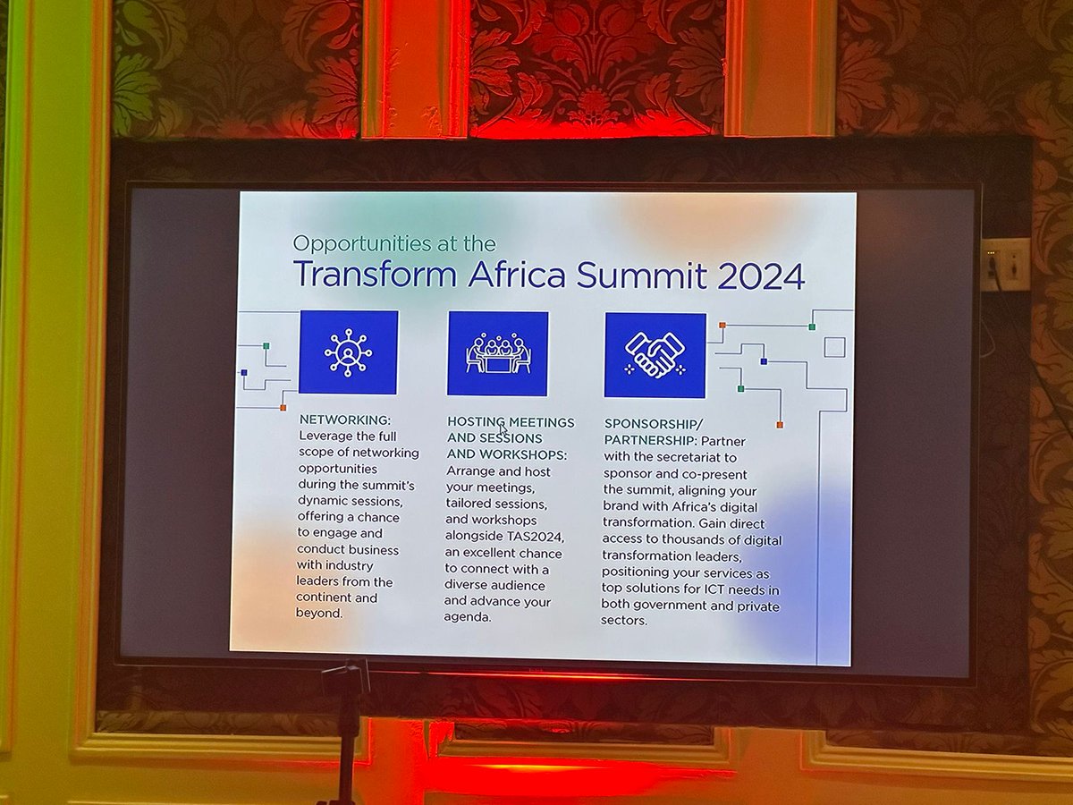 There is a lot of opportunities at the #TAS24; a leverage of opportunities during the #TAS2024Launch. Come and engage with industry leaders from the continent and beyond. @CA_Kenya @ICTAuthorityKE @CA_DGOfficial @marywambui_m