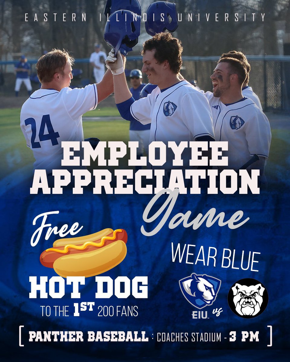 Employee Appreciation Game at Coaches Stadium!! 👍🏼💪🏼 🆚 : Butler 🕐 : 3:00 PM CT 📊 : bit.ly/36XZSNV 🎥 : bit.ly/3UuJN8C #RollThers