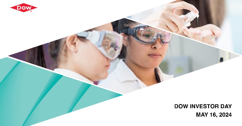 DowNewsroom's tweet photo. Join us for our 2024 Investor Day on May 16, hosted by @JimFitterling and @JeffTate13.​
​
You can check out the full agenda, speakers and register for the virtual webcast now on our website: https://t.co/B29AkrbRiN $DOW