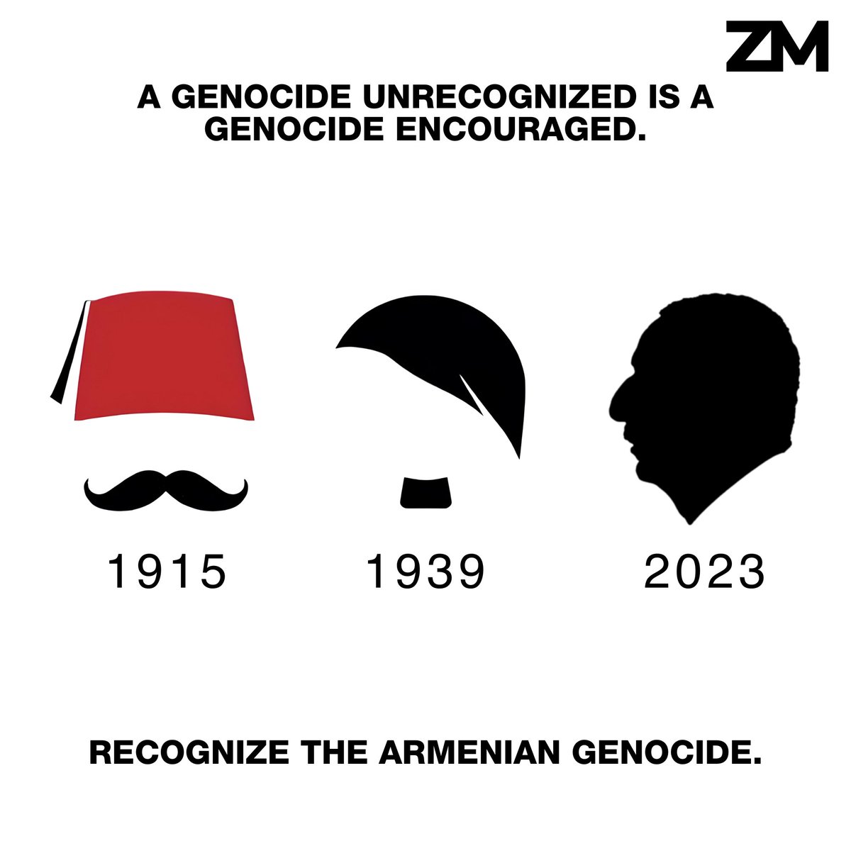 A GENOCIDE UNRECOGIZNED IS A GENOCIDE ENCOURAGED. RECOGNIZE THE ARMENIAN GENOCIDE. 🇦🇲