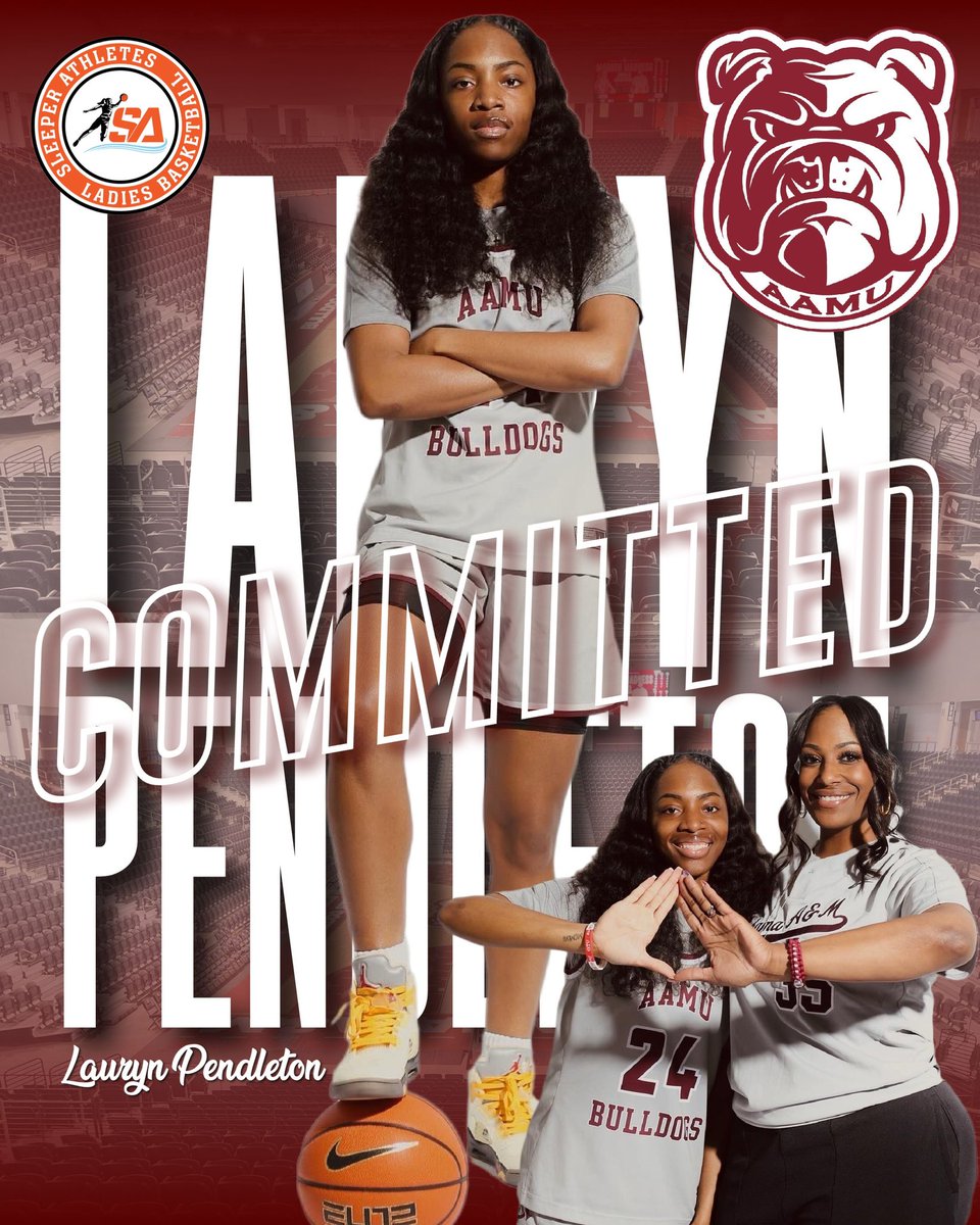 SAthletesLBB's tweet photo. Former #ArkansasState #RedWolves G Lauryn Pendleton (@LaurynAshleyP) has transferred to the #AAMU #Bulldogs

@DivaCoachAAMU | @aamuwbb https://t.co/dRUzYlMP4k