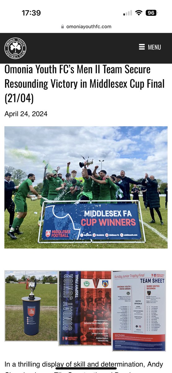 Omonia Youth FC’s Men II Team Secure Resounding Victory in Middlesex Cup Final 

omoniayouthfc.com/news/oyfc-men-…