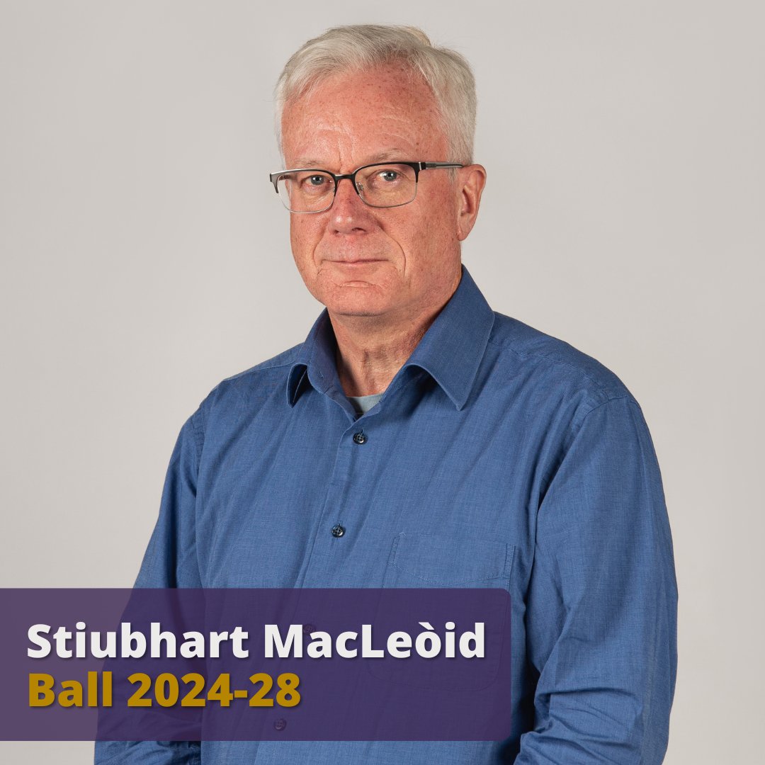 Tha Bòrd na Gàidhlig air leth thoilichte an naidheachd fhaighinn gun deach Stiubhart MacLeòid a chur an dreuchd a-rithist mar Ball Bhòrd na Gàidhlig. Barrachd fiosrachaidh mu dhreuchd Stiubhart📲👇 gaidhlig.scot/gd/stiubhart-m… #Gàidhlig #Gaelic