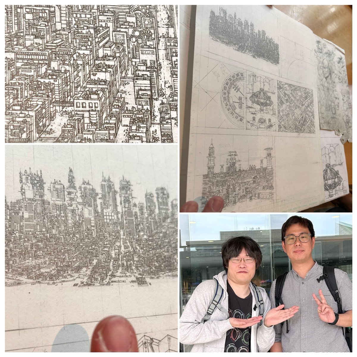 Art_of_Anatomy's tweet photo. ภาพวาดด้วยดินสอกด โดยฝนดินสอกดให้แหลมขึ้นอีกสำกรับภาพขนาดเล็ก
~ผมนัดกับคุณโอนิชิ เพื่อพูดคุยกัน 
~สำหรับผม คุณโอนิชินอกจากเป็นลูกค้าชาวญี่ปุ่นคนแรกที่สะสมผลงาน
~ยังเป็นศิลปินที่เชี่ยวชาญงานฝีมือมาก จึงขอนำผลงานบางส่วนมาโพส เพราะผมเองก็ไม่เคยคิดว่าถาพวาดดินสอจะเนี๊ยบและเล็กขนาดนี้ ทั้งยังเป็นภาพที่ต้องอาศัยหลักการทางทัศนียภาพอีกด้วย
@omame0319