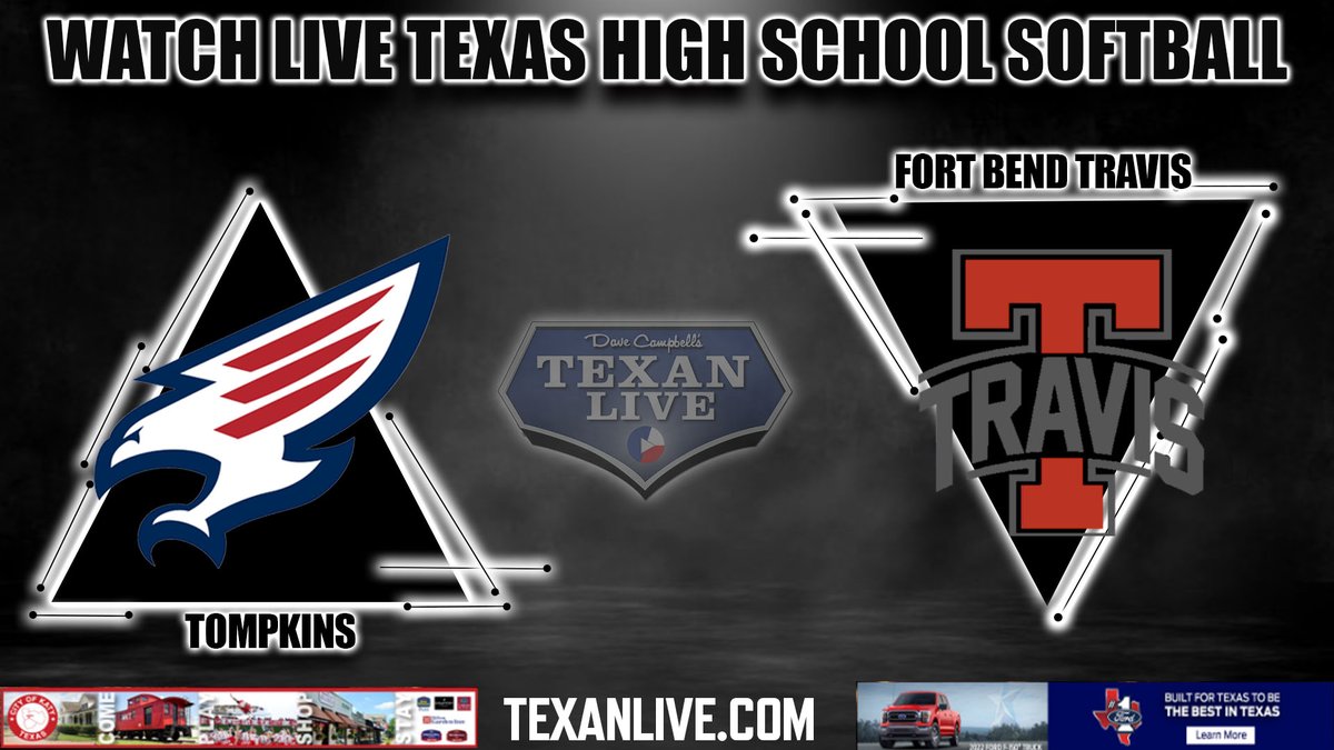 WATCH THIS SOFTBALL GAME LIVE BI-DISTRICT PLAYOFFS Tompkins vs FB Travis Thursday 4/25/2024 @proftomvenne on the call Coverage Begins at 6pm For the Live Link Click Here: bit.ly/44cLLO8