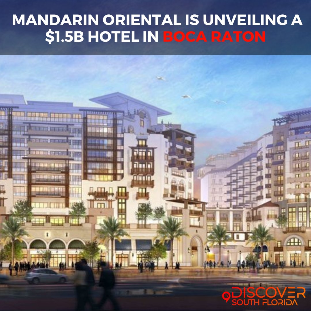 📣 Get ready, #BocaRaton! The famous #MandarinOriental is making a grand entrance with a brand-new hotel worth $1.5 billion.

Stay tuned for the unveiling of this masterpiece! Get a preview here 👉discoversouthflorida.com/blog/mandarin-…

#LuxuryHotel #SouthFloridaTravel