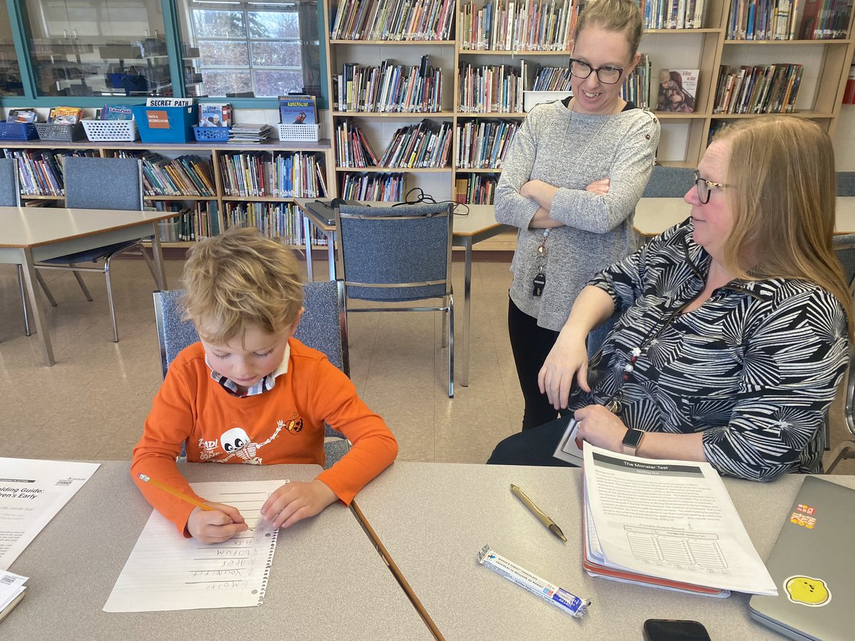 Kindergarten staff <a href="/WoodvilleES/">woodville</a> are learning about writing and spelling today as part 3 of the Kindergarten Literacy series. <a href="/TLDSB_EY/">TLDSB_EY</a>