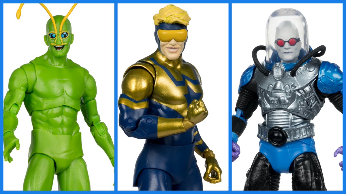 New DC Multiverse – Ambush Bug, Booster Gold and Mr. Freeze toyark.com/2024/04/24/new… #toyark #actionfigures