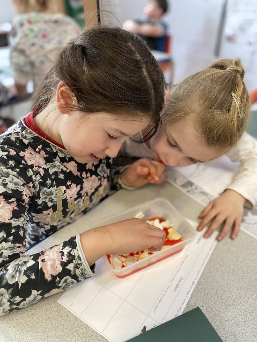 Year 3 looked at the movement of tectonic plates through a simulation experiment to understand how earthquakes, mountains and volcanoes are formed.