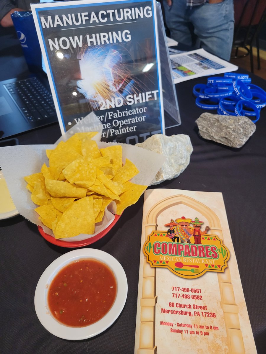 Do you have a hankering for some Mexican food and a fantastic new career? Well stop by Compadres in Mercersburg, PA, and get both 😁
Find out more
>>>> mellottcompany.com #MellottRocks #Careers