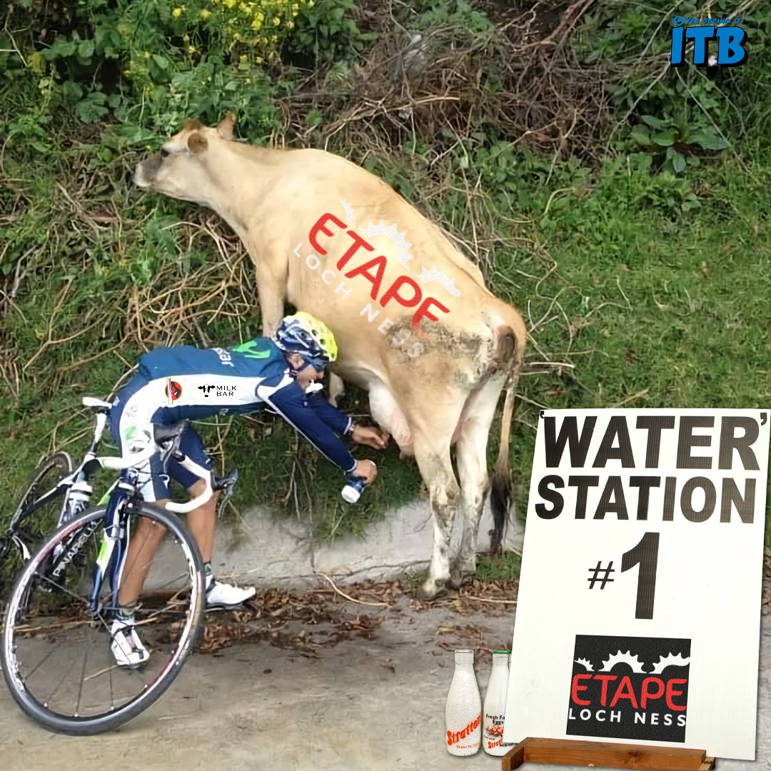 Good luck to everyone competing in the Etape Loch Ness this Sunday! Look out for the new-look 'water' stations that will line the course this year. 🍼🐮 #etapelochness #visitinverness