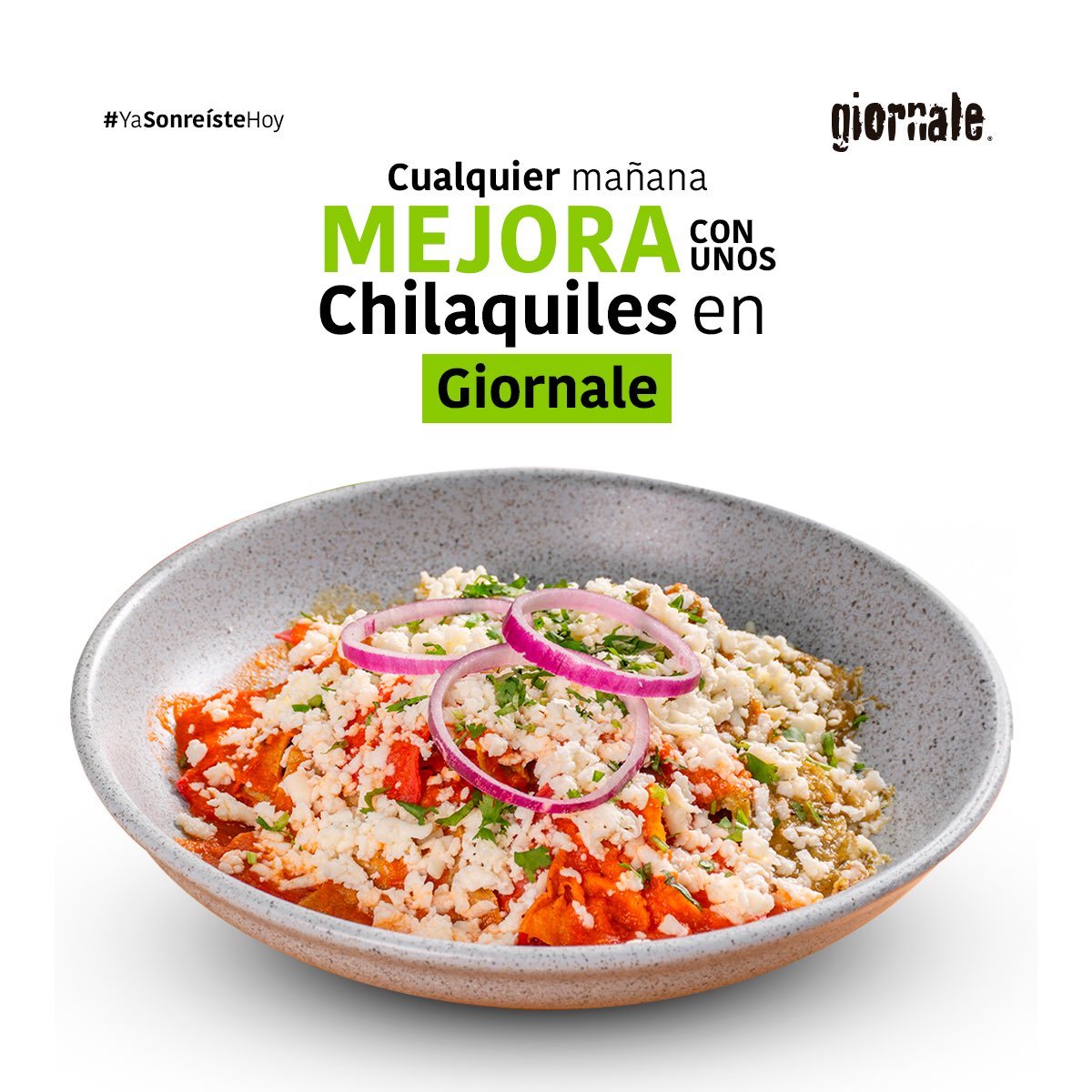 Queremos que todas tus mañanas sean las mejores.

¡Te esperamos en Giornale!

#YaSonreísteHoy