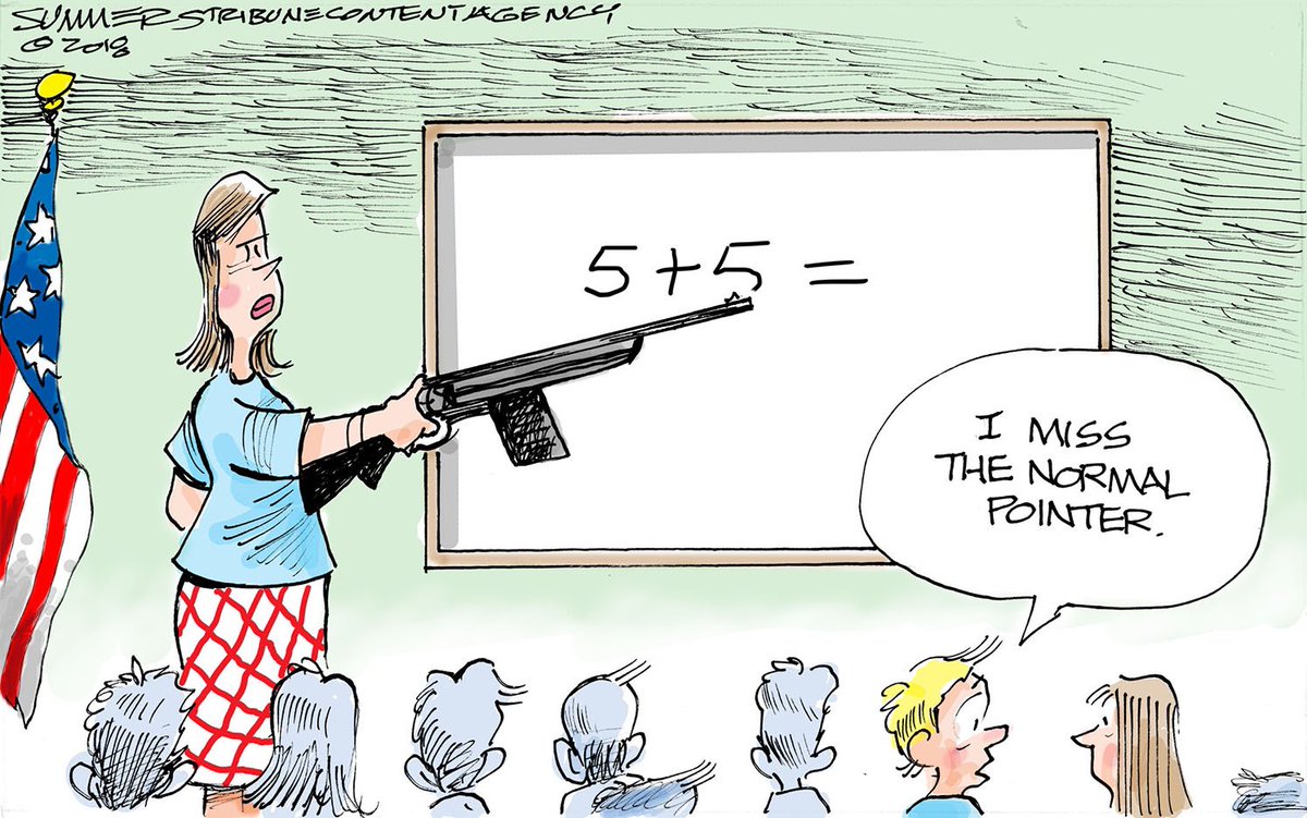 Question for legal experts: When armed teachers are *employees* of a school system who are granted permission to have guns inside their workplace by their employer, are their actions covered by the same laws as armed civilians in public spaces? Is the school/employer legally…