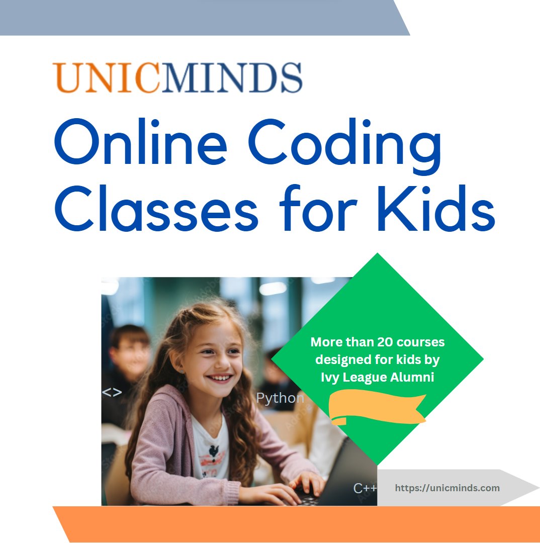 Online Coding for Kids - UnicMinds
Book a free trial - unicminds.com/book-free-trial

#EducationForAll #EducationMatters #educational #coding #codinglife #CodingJourney #kidsofinstagram #KIDSBHAPPY #LearningTogether #OnlineClassHelp #unicminds #k12 #STEM #STEMeducation #school #schools