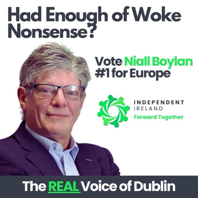 If you have a vote in Dublin I implore you to vote for Niall a voice of reason