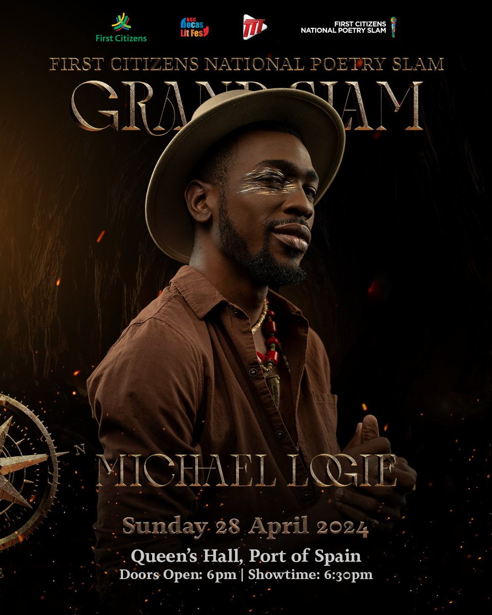"Roaring with the dragon, dancing amidst their flames, feeling nothing." 

Michael Logie has no nerves about entering the Dragon's Mouth. He is ready to roar and soar at the First Citizens National Poetry Grand Slam. Can he keep up with the pace? 🐲📷