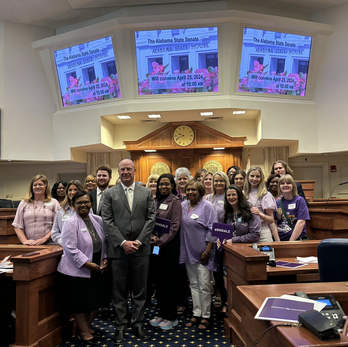 Thank you to Lieutenant Governor @willainsworthAL for welcoming our volunteers to our 2024 State Advocacy Day!