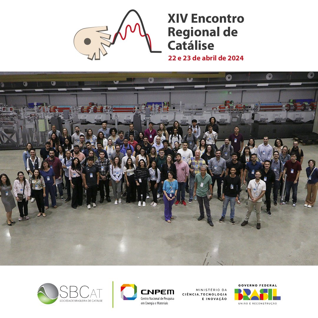 CNPEM's tweet photo. O 14º Encontro da Regional 3 de Catálise (ERCAT), realizado pela primeira vez no Sirius nos dias 22 e 23/4, foi encerrado com sucesso.🤝
Estudantes, acadêmicos e pesquisadores debateram os avanços da catálise e conheceram as técnicas da luz síncrotron.
#CNPEM #SBCat #ERCAT2024 https://t.co/PEmSHOB5pM