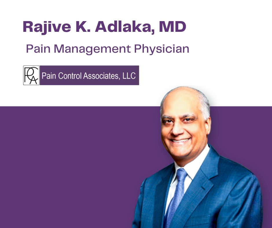 Dr. Rajive K. Adlaka, MD is thrilled to offer his experience to support individuals in their journey towards better health. Contact us today to make an appointment with him! 
#PainManagement #BetterHealth #Support

bit.ly/2ThB4bH