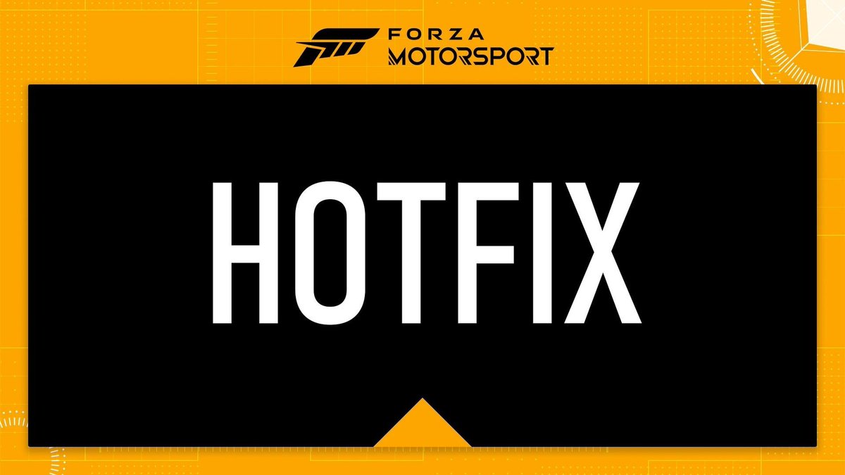 #ForzaMotorsport Hotfix 7.2 is now rolling out on Xbox Series X|S and PC. This version addresses a crash caused by a memory leak which could occur in various gameplay scenarios, such as when exiting any event. Here are the release notes: aka.ms/FMU7Hotfix2