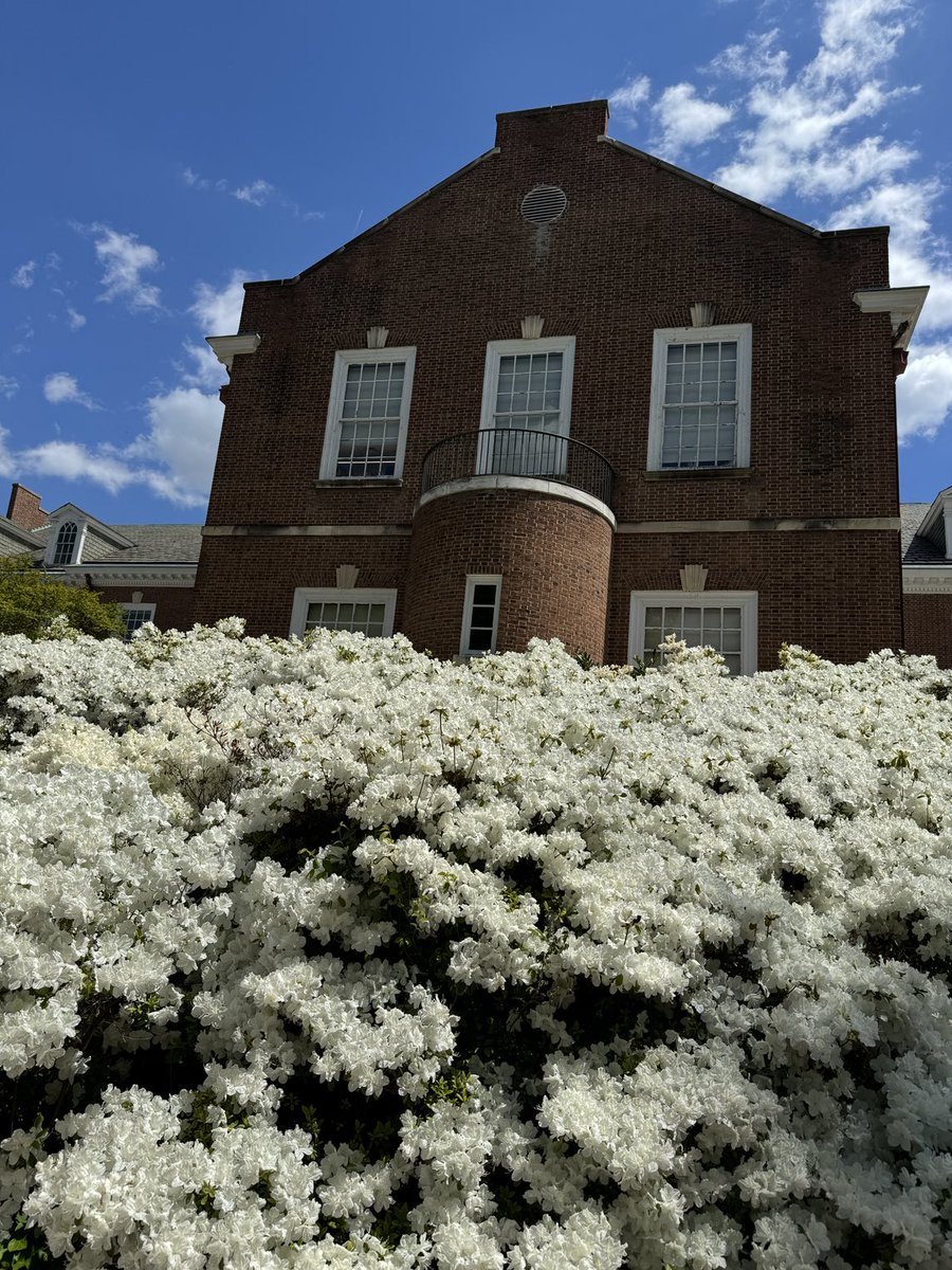 Our campus buildings are built on flower beds @JohnsHopkins