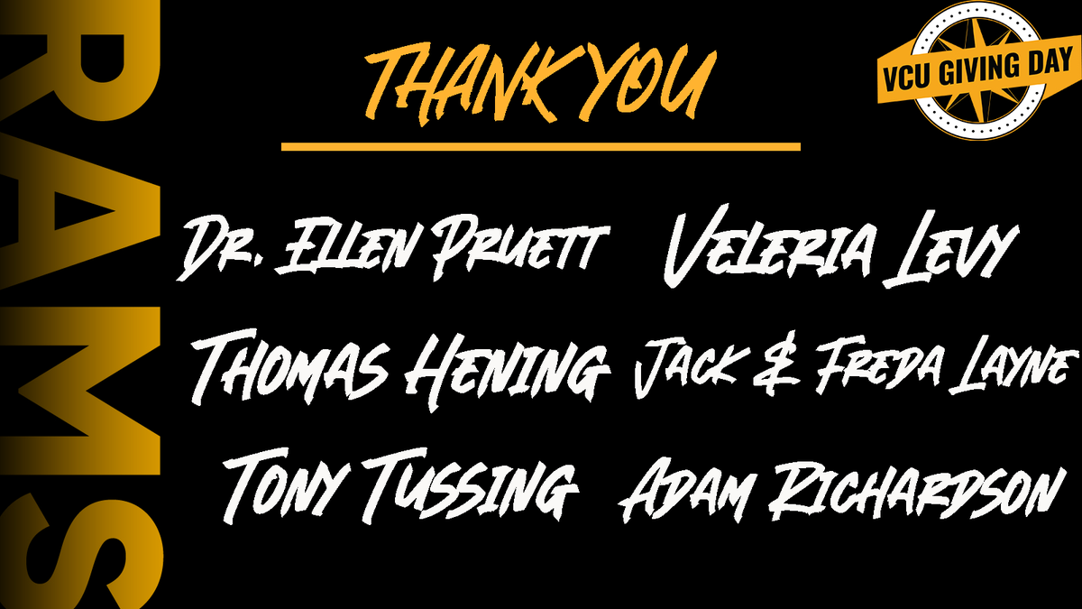 VCURAF's tweet photo. 𝓣𝓱𝓪𝓷𝓴 𝔂𝓸𝓾! 
#LetsGoVCU #VCUGivingDay https://t.co/snrBuhJWUR