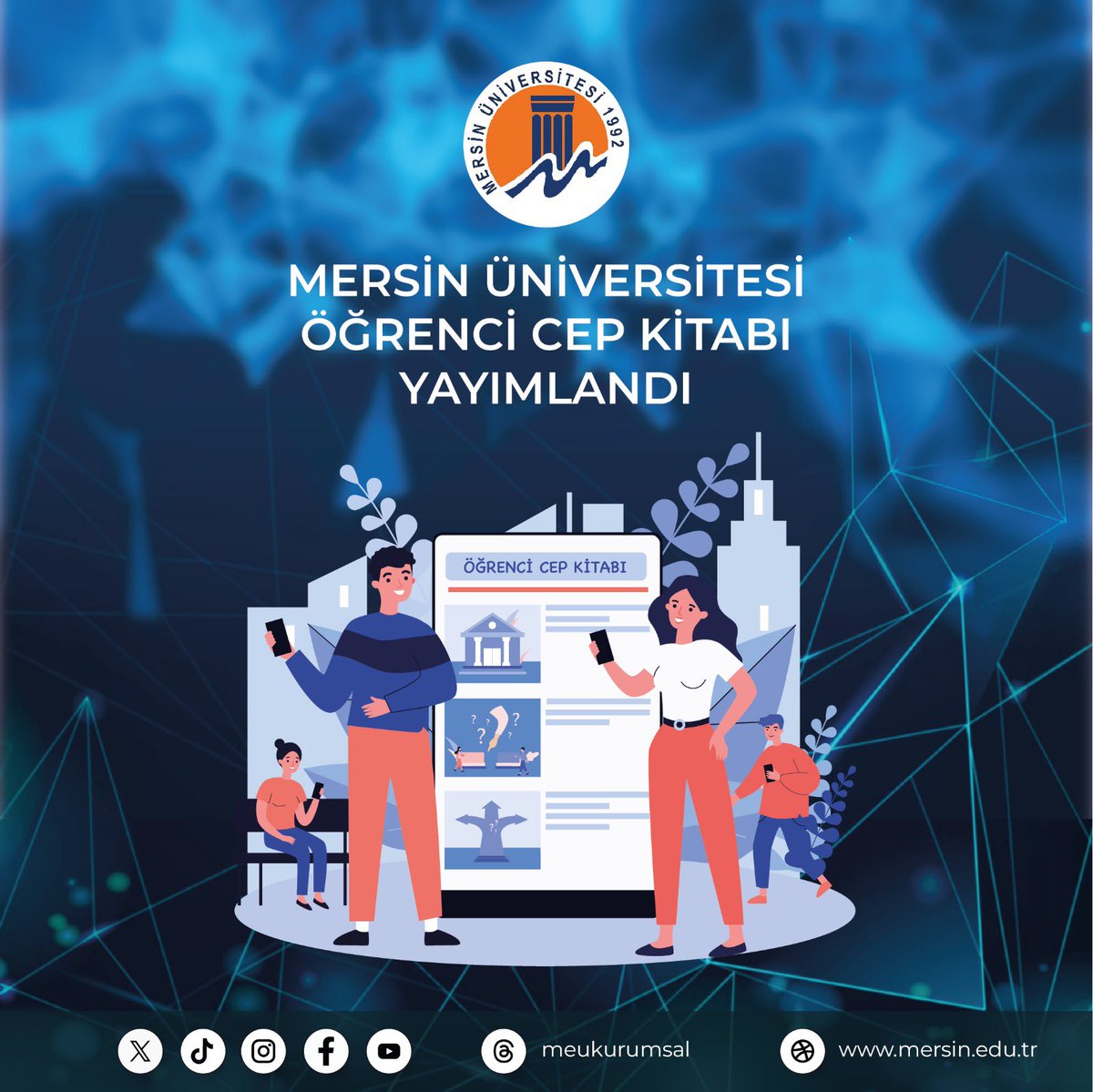 Öğrenci İşleri Daire Başkanlığımız Tarafından Hazırlanan Öğrenci Cep Kitabı Yayımlandı ✅

🔷 Hazırlanan cep kitabı ile öğrencilerimiz, kendilerini yakından ilgilendiren mevzuatların derlenmiş hallerine kolaylıkla ulaşabilecekler.

🔗 mersin.edu.tr/bulut/birim_13…

#MersinÜniversitesi