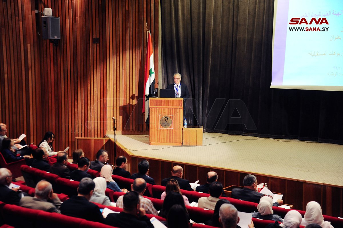 الدعم الزراعي.. والسيناريوهات المستقبلية… في ندوة حوارية للهيئة العليا للبحث العلمي 📸ردينة الحلو 🔗 sana.sy/?p=2076599 #سورية