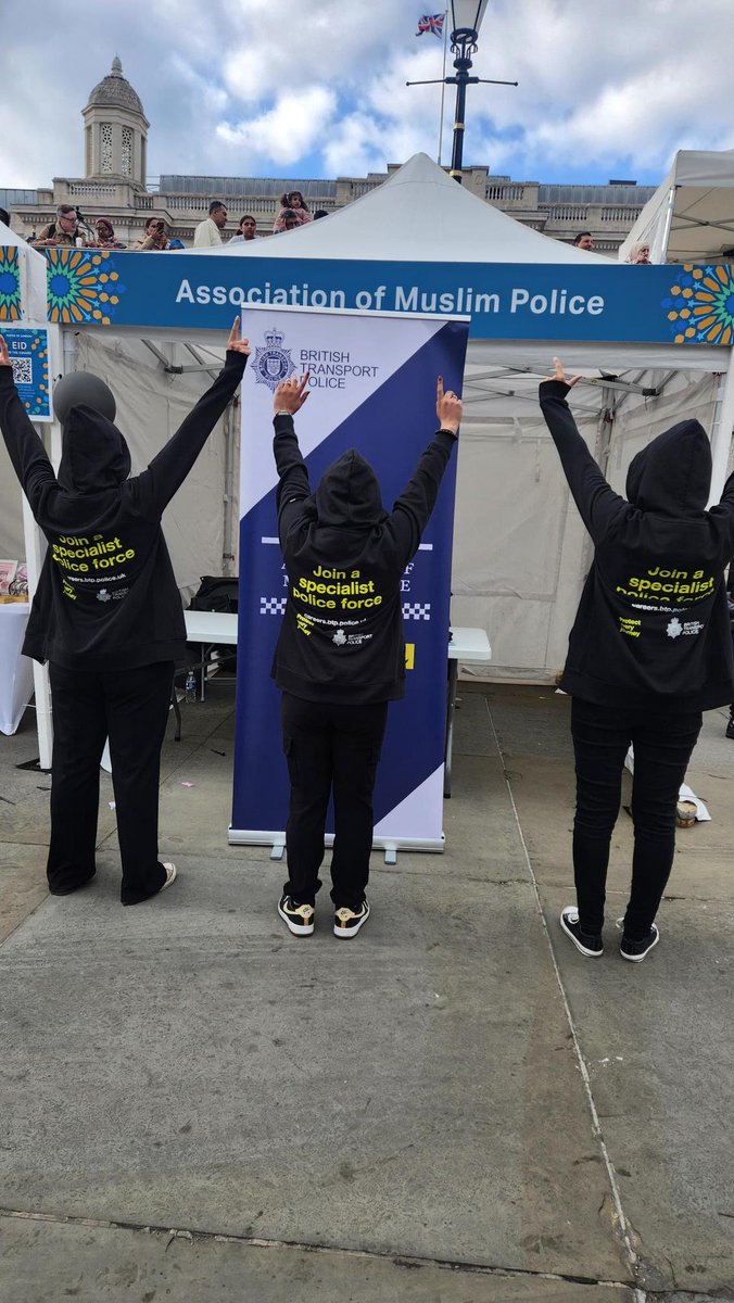 Our officers and staff had the delight of being part of the Eid in the Square festival, located at Trafalgar Square in London this past Saturday. More information on our roles can be found on our careers website: bit.ly/4avnXY5 Eid Mubarak from everyone here at BTP.