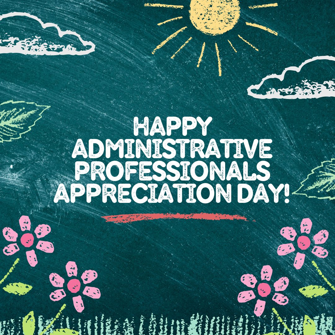 Join us in celebrating our Administrative Support Staff! We couldn't do it without them! They include our Front Office Support Teams, Department Support Teams & more.