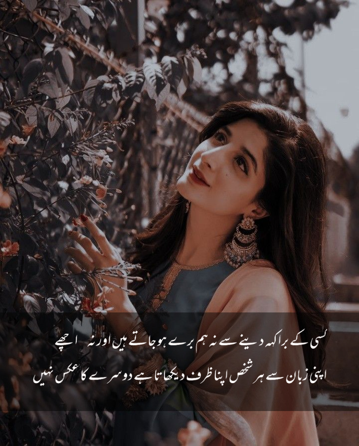 کسی کے برا کہہ دینے سے نہ ہم برے ہو جاتے ہیں اور نہ اچھے، اپنی
 زبان سے ہر شخص اپنا ظرف دیکھاتا ہے دوسرے کا عکس نہیں🩷 
🩷 🩷 C2C 🩷 🩷