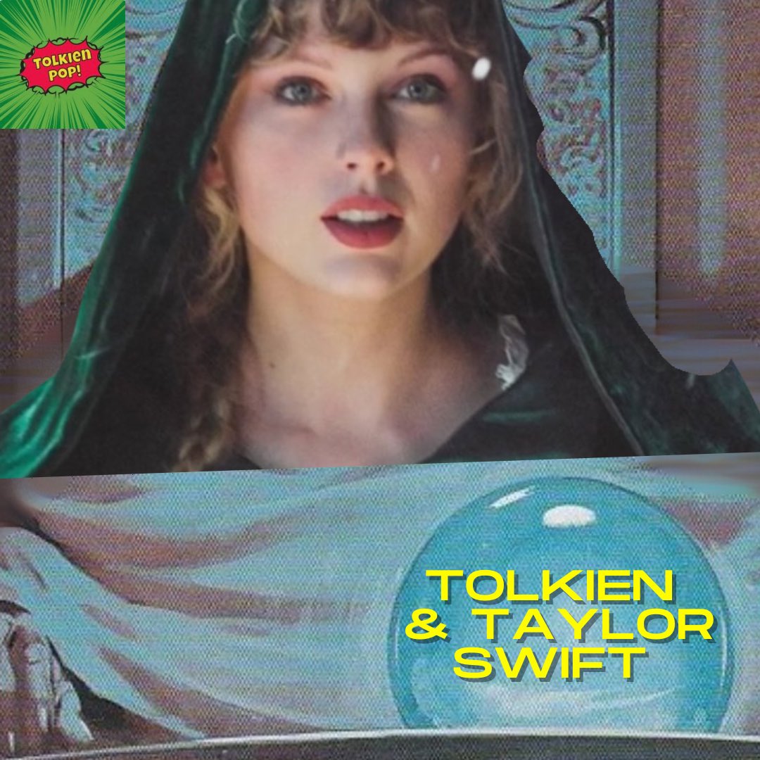 Classic Taylor Swift, pondering her orb. What does Tolkien, T-Swift, Thomas Aquinas, and Augustine have in common? Find out by reading my latest Tolkien Pop! post: open.substack.com/pub/tolkienpop…