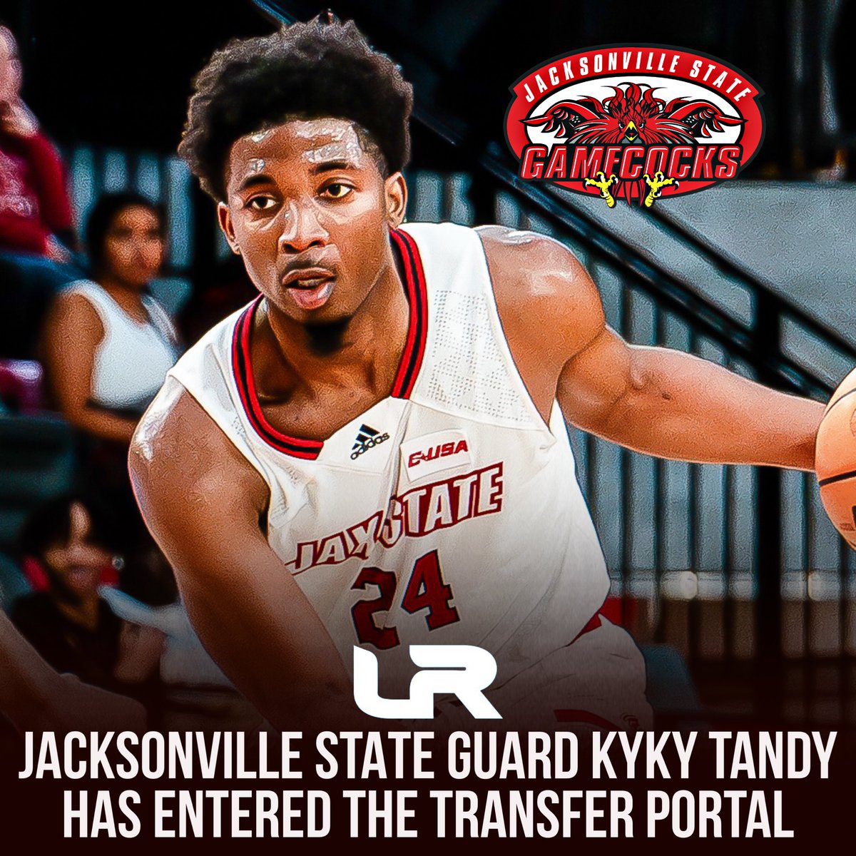NEWS: Jacksonville State guard KyKy Tandy has entered the transfer portal, a source tells <a href="/LeagueRDY/">League Ready</a>.

Tandy began his career playing four seasons at Xavier before playing last season at Jacksonville State. Started all 32 games this season.

He averaged 17.8PPG, 2.6RPG, 1.4APG