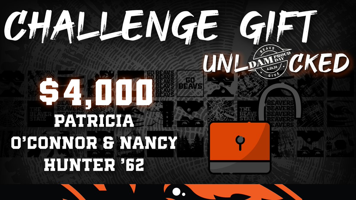 First challenge gift unlocked 🔓 Keep the momentum going ➟ bit.ly/dpd_wbb #GoBeavs x #DamProudDay