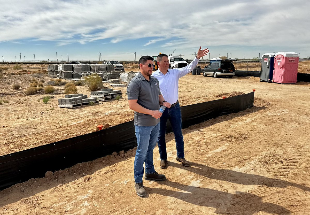 In El Paso today touring the site of the future El Paso VA health care facility that will serve over 54,000 veterans in the region. Through my work on @HouseAppropsGOP, I helped secure $700 million for this project. I’ll ALWAYS deliver for our servicemembers & veterans. 🇺🇸