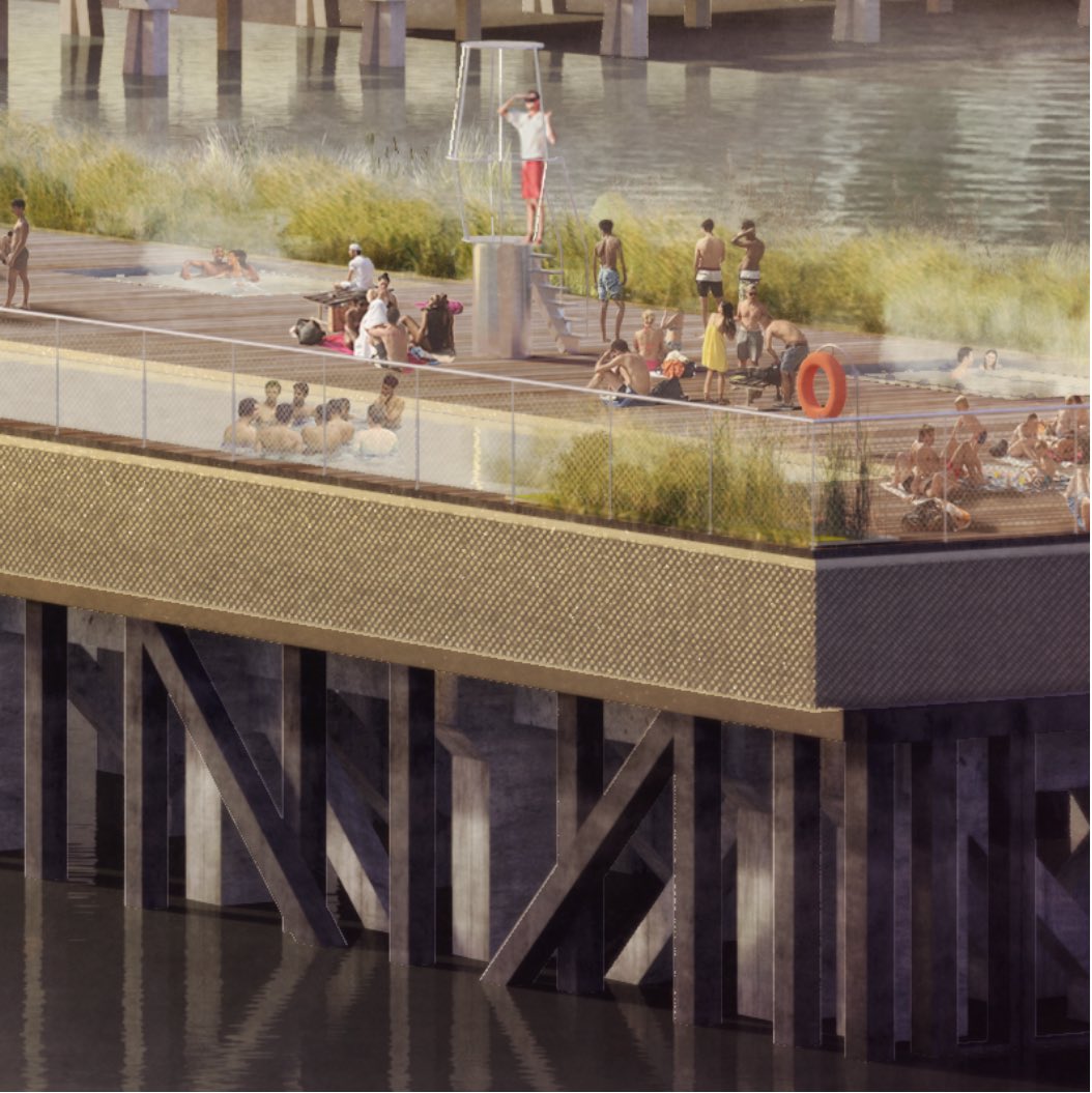 Thames Baths: the floating lido tweet media