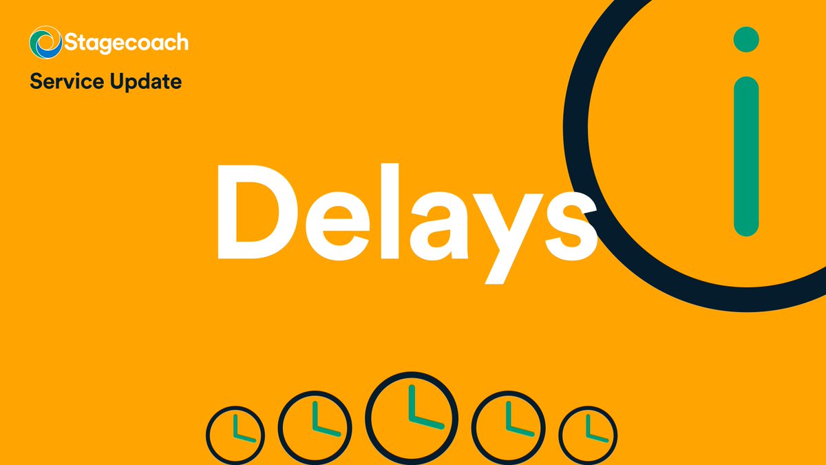 Service 42,42A, we are experiencing delays of up to 10 minutes, we apologise if this affects your journey with us today.