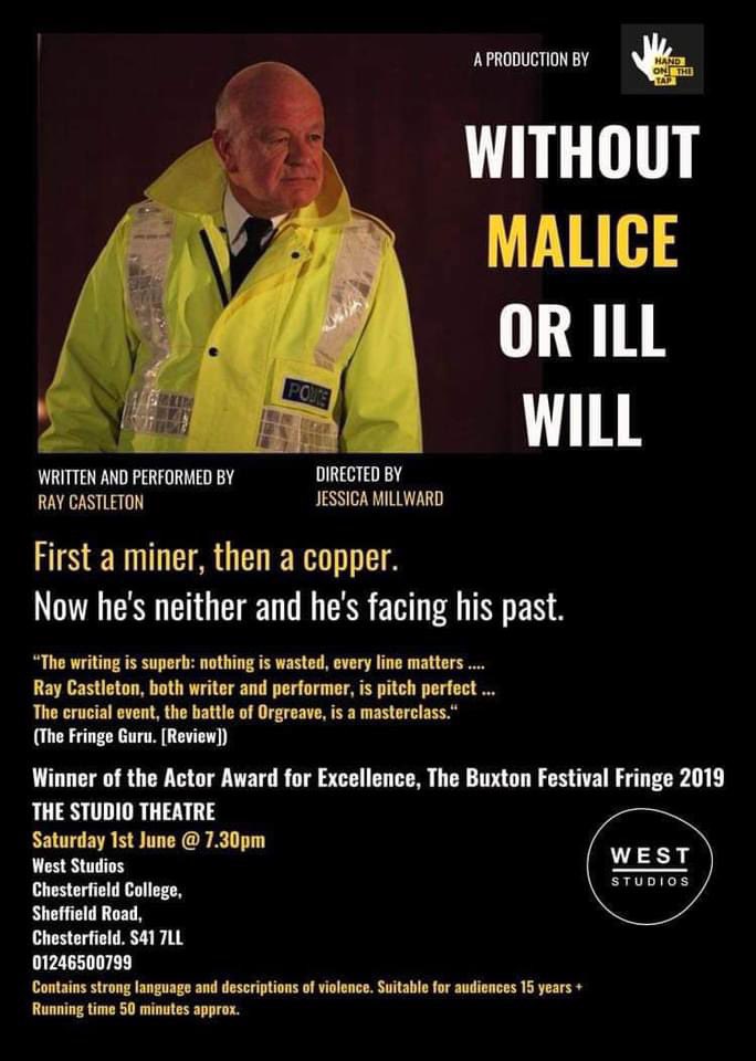 RAYCASTLETON's tweet photo. Tickets on sale for the Chesterfield College Studio Theatre gig. 
https://t.co/jI9oSkqufF https://t.co/PvOKtq3Toc