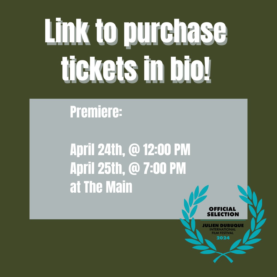 Today is UnBroken’s premiere at the 13th annual Julien Dubuque International Film Festival!

Join us: Wednesday, April 24th @ 12:00 PM and Thursday, April 25th @ 7:00 PM at the Main, Dubuque, IA

Link to purchase: pro.pickurtix.com/f/film-festiva…

#JDIFF2024 #standuptojewishhate