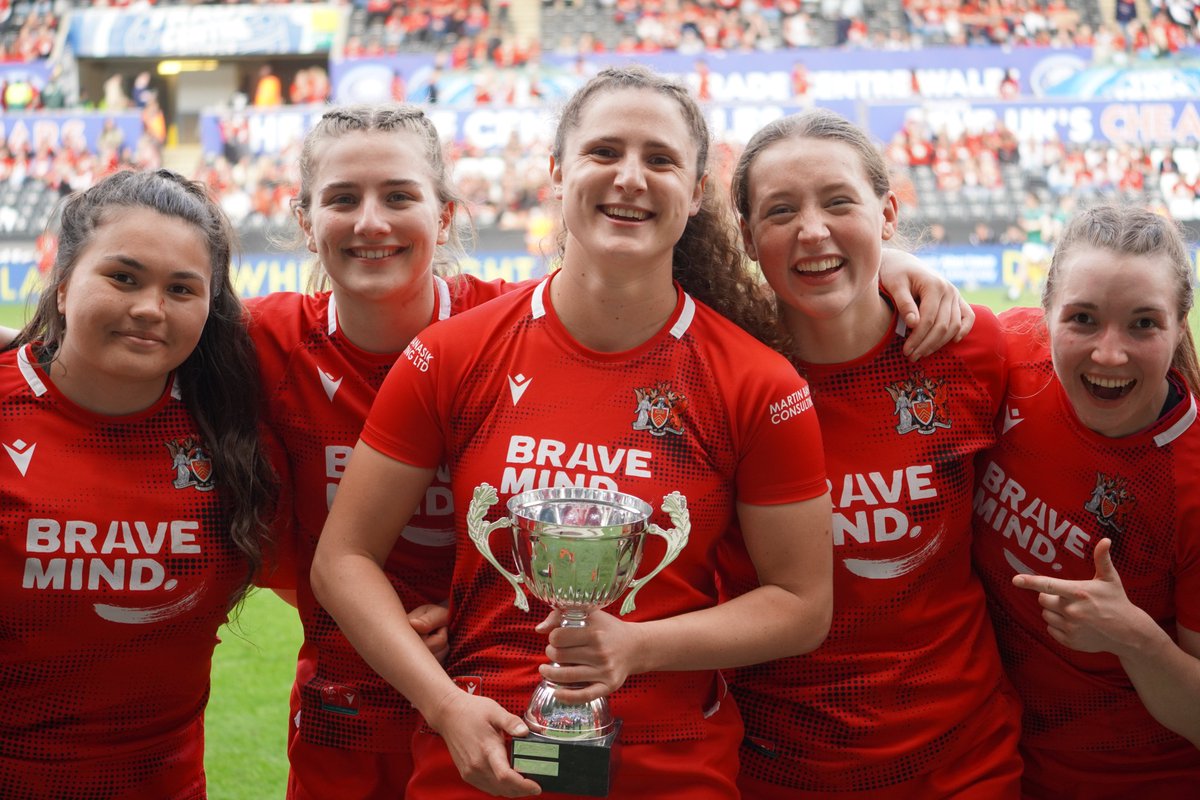FINAL SCORE for Women's Rugby Cardiff 71 - 12 Swansea Llongyfarchiadau! ❤️‍🔥 #WelshVarsity2024 #TeamCardiff #GameOn