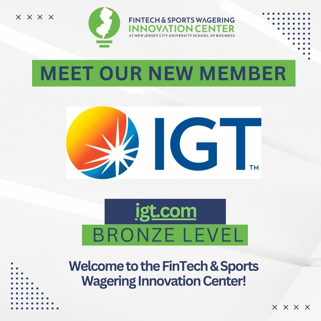 We are thrilled to announce that IGT has partnered with FinTech and Sports Wagering Innovation Center! 🤝 Welcome to the team! #NewPartnership #Collaboration #Gamble4Good #GamblingIndustry #GamblingNews #BronzeLevel @DNaczycz @NJCUPresident @NJCUniversity @IGTNews